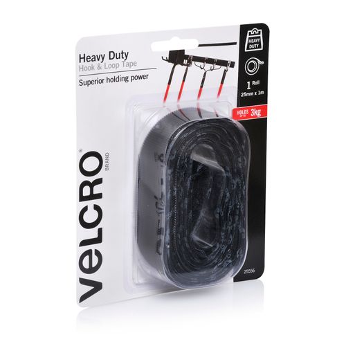 Velcro Fastener Heavy Duty Hook & Loop Tape 25mm x 1M