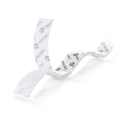 Velcro Fastener Stick On Hook & Loop Tape 20mm x 5M White