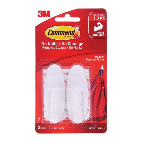 Command 17081 Medium Designer Hooks Pack 2