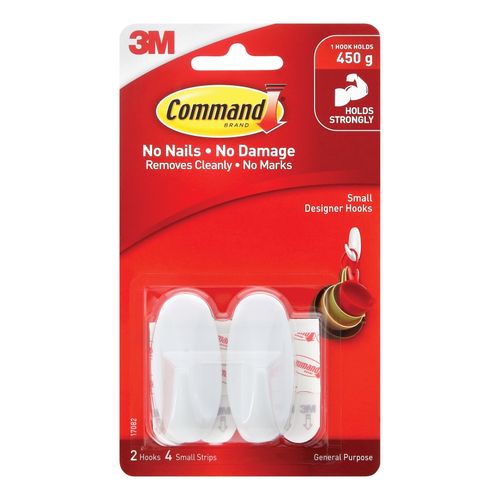 Command 17082 Small Designer Hooks Pack 2