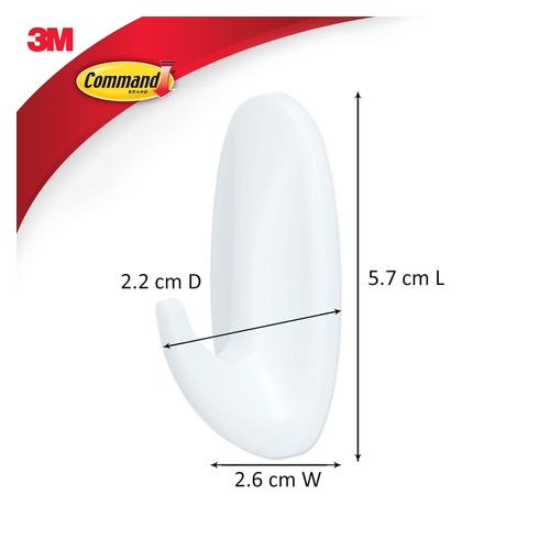 Command 17082 Small Designer Hooks Pack 2