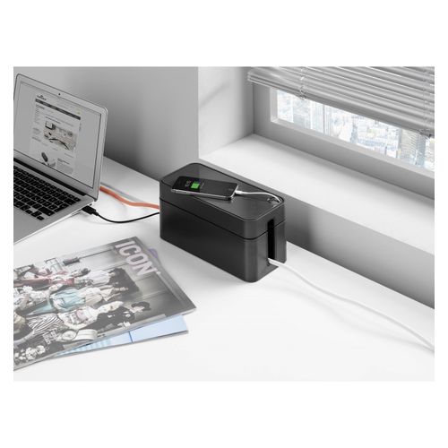 Durable Cavoline Cable Box Small Graphite