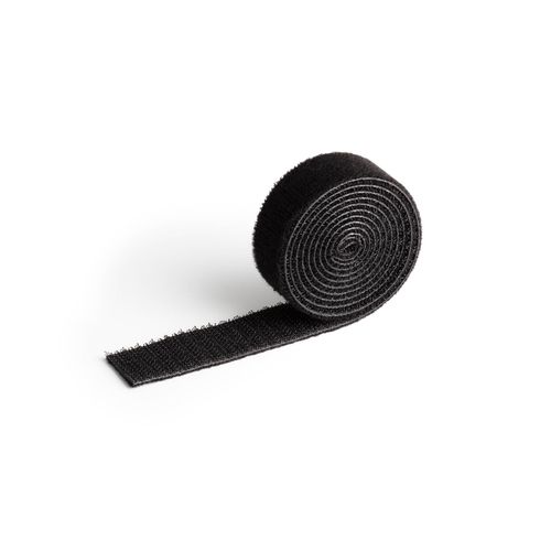 Durable Cavoline Cable Tape Self Grip 20mm x 1M Black Pack 10