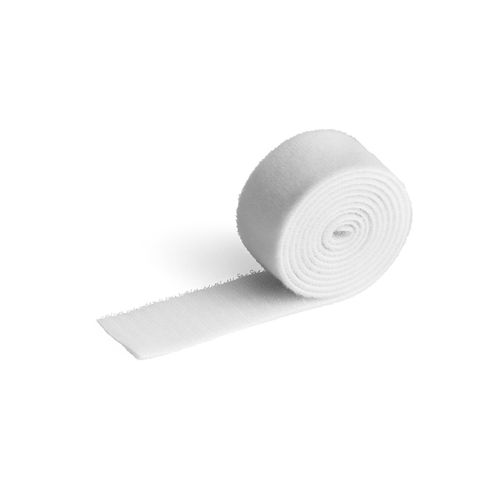 Durable Cavoline Cable Tape Self Grip 30mm x 1M White Pack 10