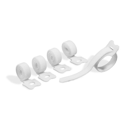Durable Cavoline Cable Tie 503602 Self Grip 10x200mm White Pack 50
