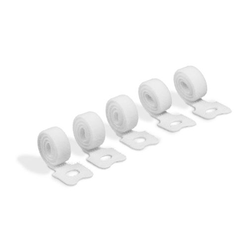 Durable Cavoline Cable Tie 503602 Self Grip 10x200mm White Pack 50