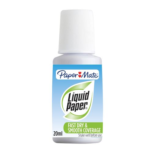 Paper Mate Liquid Paper Correction Fluid 20ml