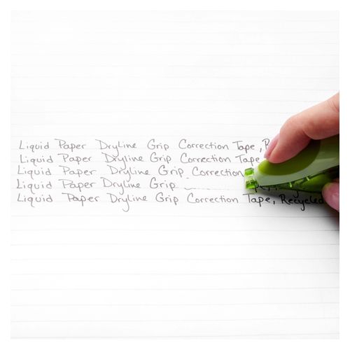 Paper Mate Liquid Paper Dryline Grip Recycled Correction Tape