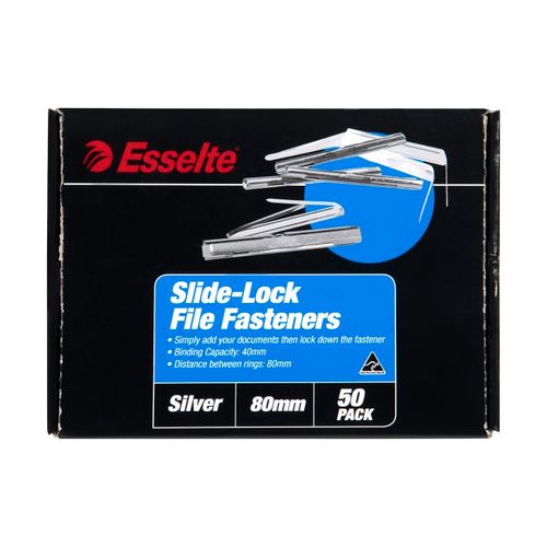 Celco Side Lock Slidelock File Fasteners Box 50