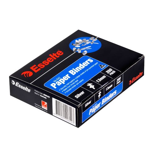 Esselte Paper Binders 13mm Box 200