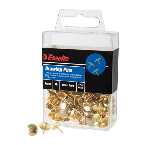 Esselte Pins Drawing Brass Pack 150