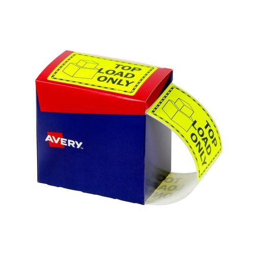 Hand Load Only Rack Label Avery Pre-Printed Top Load Only Dispenser Labels Pack 750 - Blue Ink Group