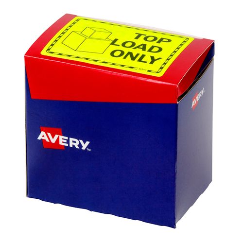 Hand Load Only Rack Label Avery Pre-Printed Top Load Only Dispenser Labels Pack 750 - Blue Ink Group