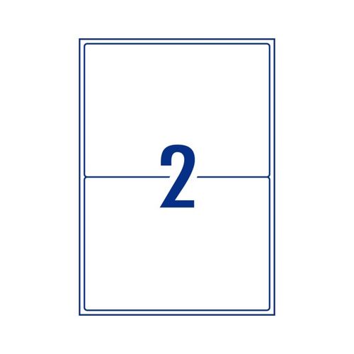 Avery 2Up Heavy Duty Laser Labels 10 Sheets (959193/L7068)