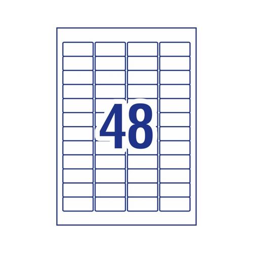 Avery 48Up Heavy Duty Laser Labels 10 Sheets (959195/L4778)