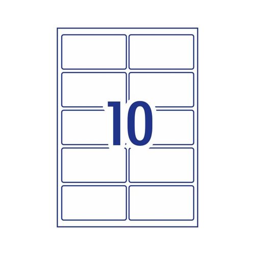 Avery 10Up Heavy Duty Laser Labels 25 Sheets (959216/L7148)