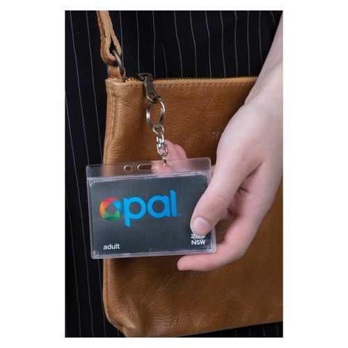 Rexel ID Rigid Fuel Card Holder With Key Ring Pack 10