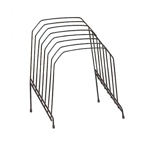 Marbig Step File Wire Toast Rack Organiser Large Black