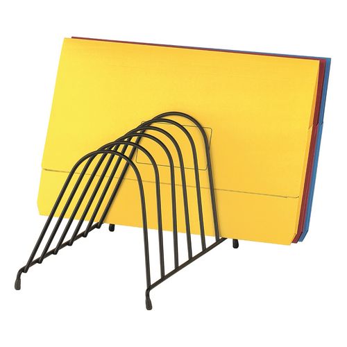 Marbig Step File Wire Organiser Angled Black