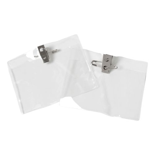 Rexel ID Card Holder Large With Pin & Clip 113x84 Pack 10