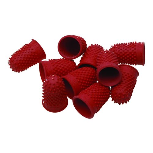 Rexel Thimblette Finger Cones Red Size 1 Box 10