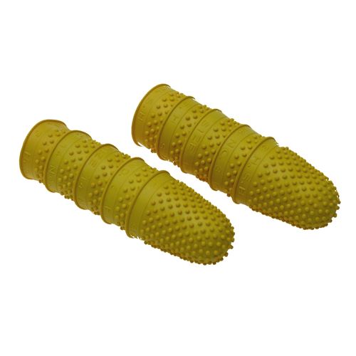 Rexel Thimblette Finger Cones Yellow Size 3 Box 10