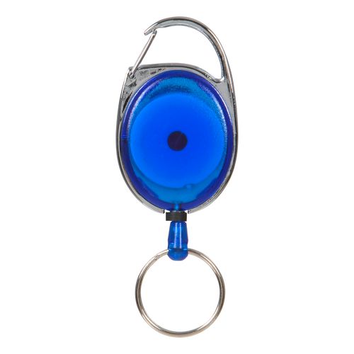 Rexel ID Retractable Snap Lock Key Holders Blue