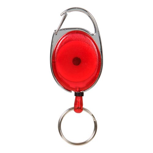 Rexel ID Retractable Snap Lock Key Holders Red