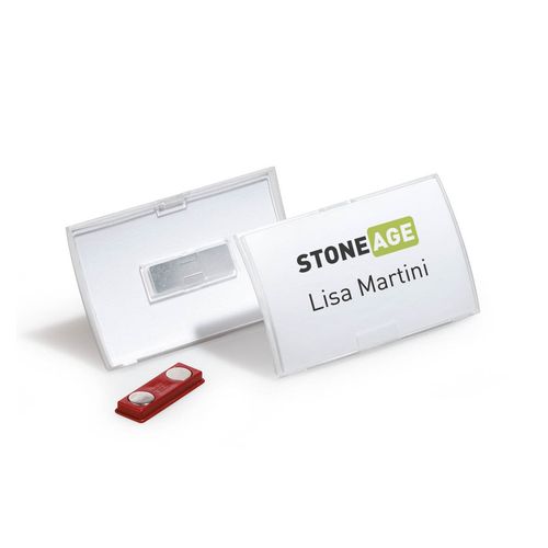 Durable Click Fold Name Badge With Magnet Box 10