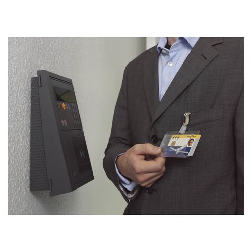 Durable Durable Acrylic Security Pass Holder Duo With Rotating Clip Box 25