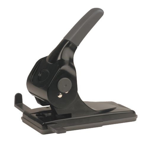 Marbig Hole Punch 2h 60 Sheet Black Extra Heavy Duty
