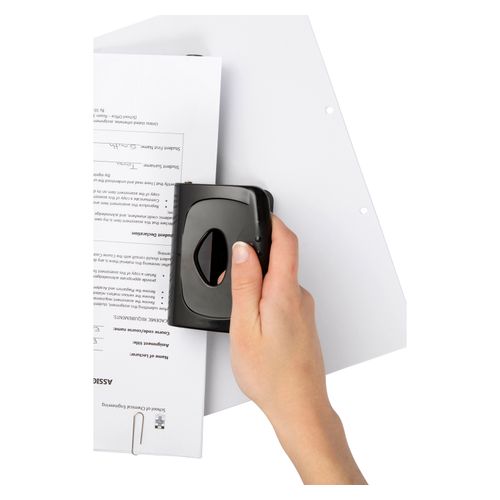 Marbig Hole Punch 2h 20 Sheet Black Medium