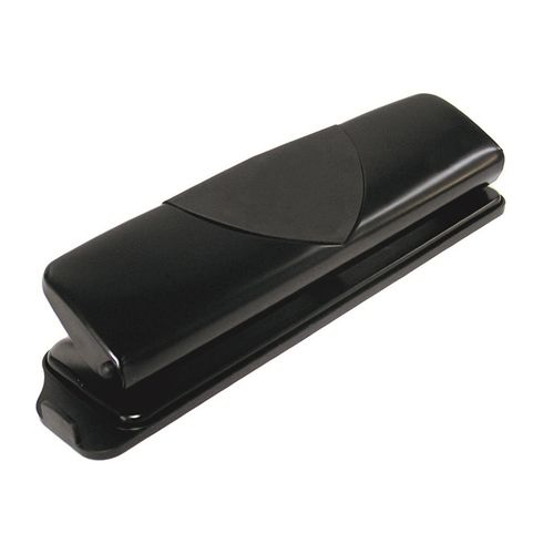 Marbig Hole Punch 4h 8 Sheet Black Metal