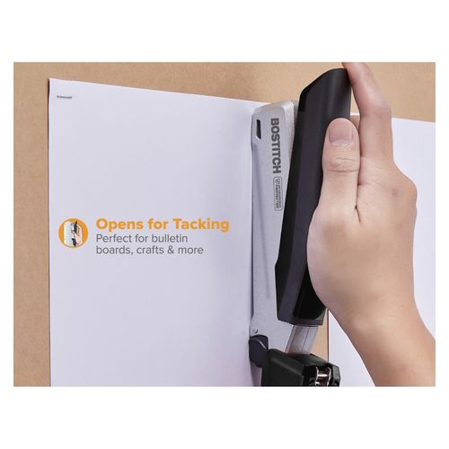 Bostitch Inpower Antimicrobial Stapler 28 Sheet Full Strip Black