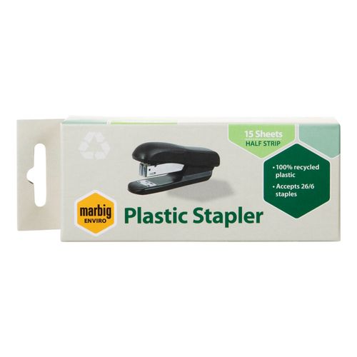 Marbig Enviro Stapler 26/6 Half Strip