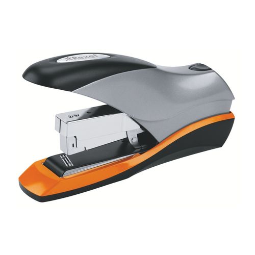 Rexel Optima Stapler 70 Full Strip Low Force Orange & Silver