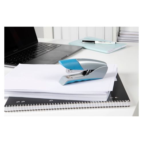 Rexel Gazelle Stapler Half Strip Silver/ Blue