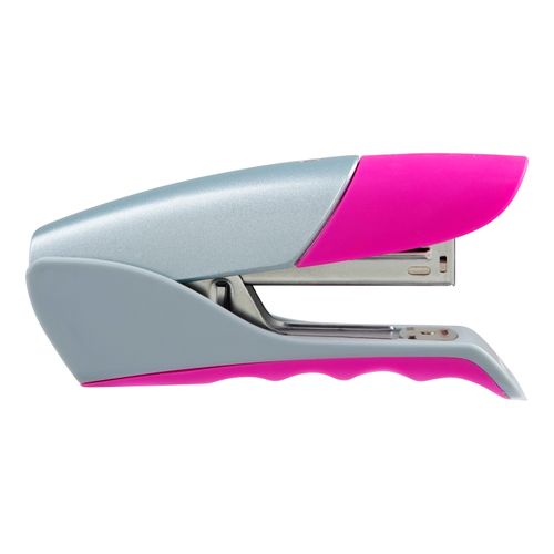 Rexel Gazelle Stapler Half Strip Silver/ Pink