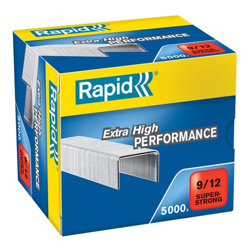 Rapid Strong Staples 9/12mm Pack 5000