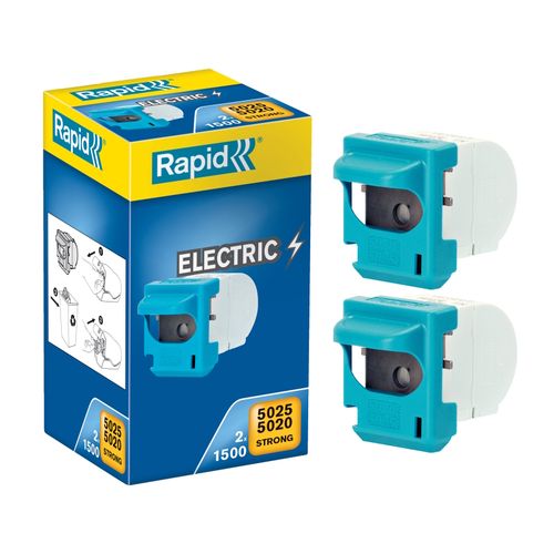 Rapid Staples 5025e Cartridge 1500pc X2
