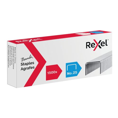 Rexel Staples 25/4mm Box 1500