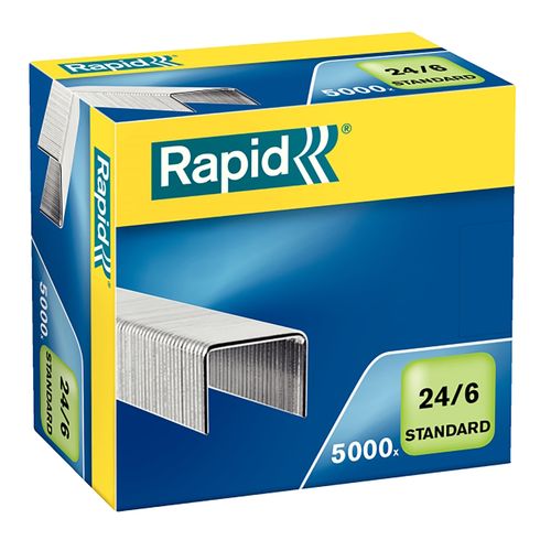 Rapid Staples 24/6mm Pack 5000