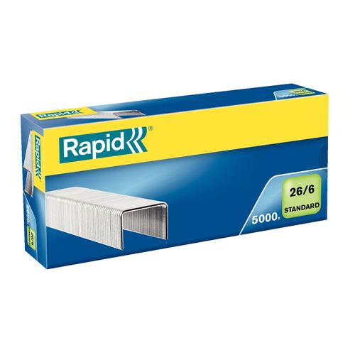 Rapid Staples 26/6mm Box 5000