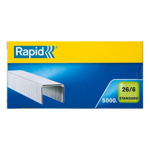 Rapid Staples 26/6mm Box 5000