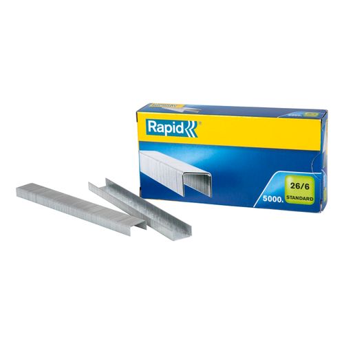 Rapid Staples 26/6mm Box 5000