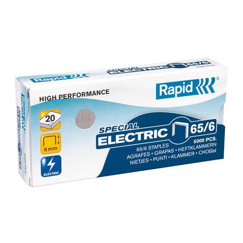 Rapid Staples 65/6mm Strong Box 5000
