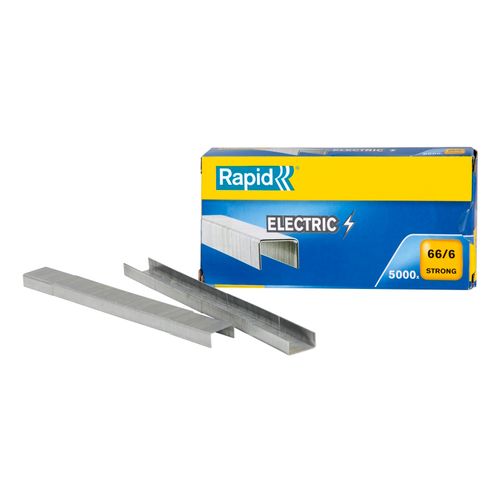 Rapid Electric Staples 66/6mm Pack 5000