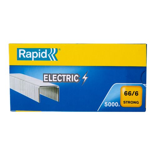 Rapid Electric Staples 66/6mm Pack 5000