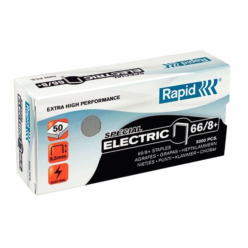 Rapid Electric Staples 66/8mm Pack 5000