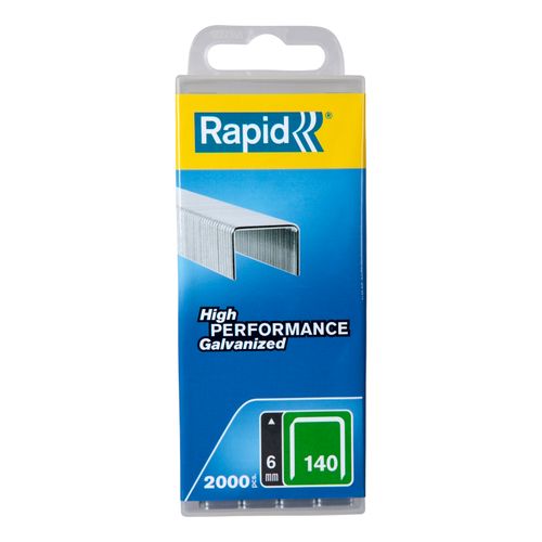 Rapid Tools Staples 140/6mm Box 2000